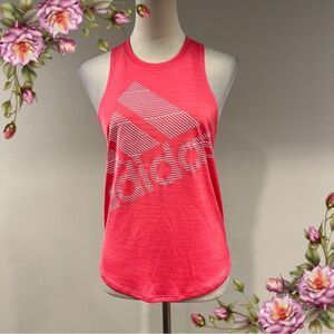 Adidas Women's Pink‎ halter Tank Top size extra small